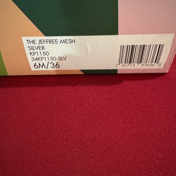 Katy Perry Collections Silver Mesh Heels with Colorful Dots RARE pair - Picture 7 of 8